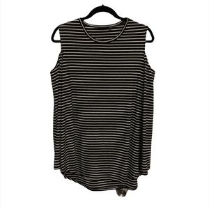 Apt 9 3/4 Sleeve Women's Cold Shoulder Top Size Large